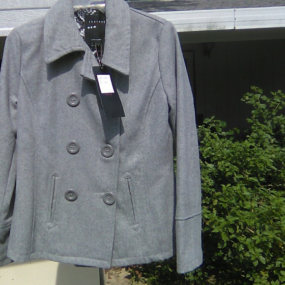 Therapy Woman's Wool Short Pea Coat - Picture 6 of 7